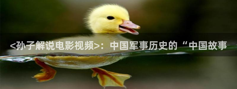 青苹果乐园影院yy6090：<孙子解说电影视频>：中国军事历史的“中国故事